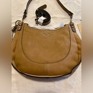 Patricia Nash Caletta Hobo Crossbody Bag Wheat Color NWT FREE SHIPPING
